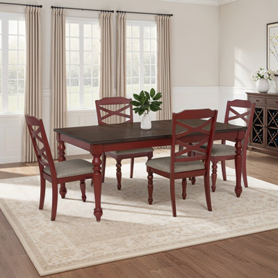 Thornaby Red 5PC Dining Set