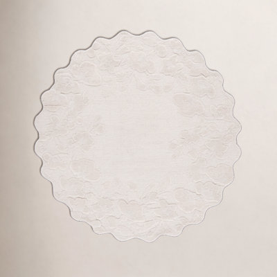 Hand-Tufted Wool Floral Rug