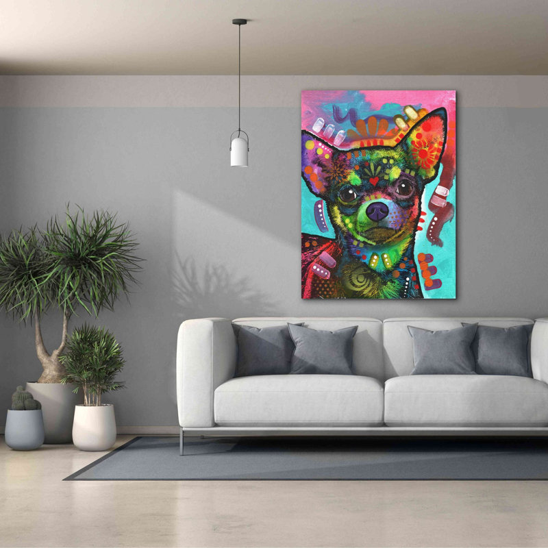'Chi' by Dean Russo, Canvas Wall Art, 54" H x 40" W x 1.5" D