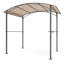  8X5 Ft Outdoor Grill with Serving Shelf and Storage Hooks