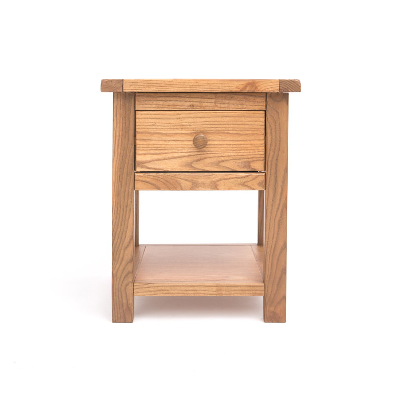 Snider 45 cm W Bedside Table, Brown