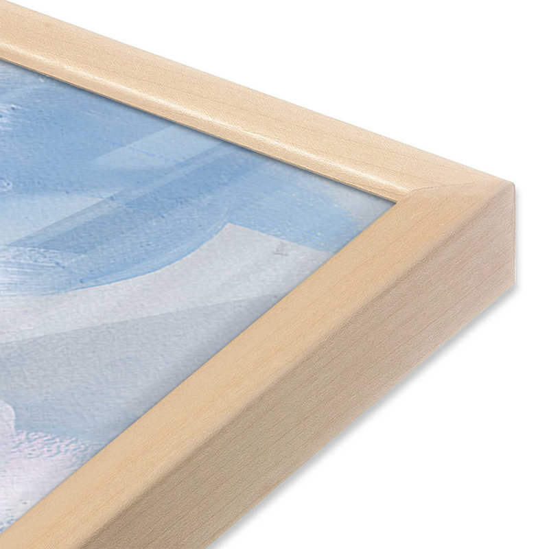 «Dreamy Evening», reproduction sur toile abstraite, H 13,5 po x l 13,5 po, Érable brut