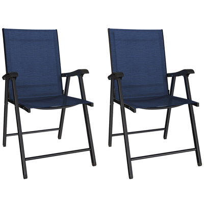 Foldable Outdoor Patio Dining Armchair