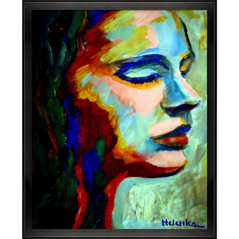«Deep Silence» par Helena Wierzbicki - Reproduction d'art sur toile encadrée