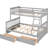Full Bunk Bed In Gray, Meets Requirements Bed, Gray Color, Construction-2065795767-2065795760