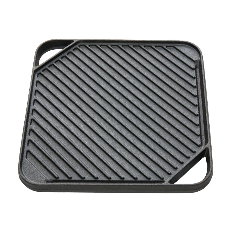 Cast Iron Grill & Griddle Pan
