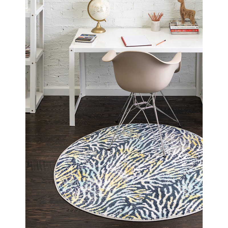 Tapis à imprimé animalier Opie, Rectangle 9 pi x 12 pi