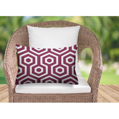 Housse et insert de coussin rectangulaire pour l'extérieur Hilton