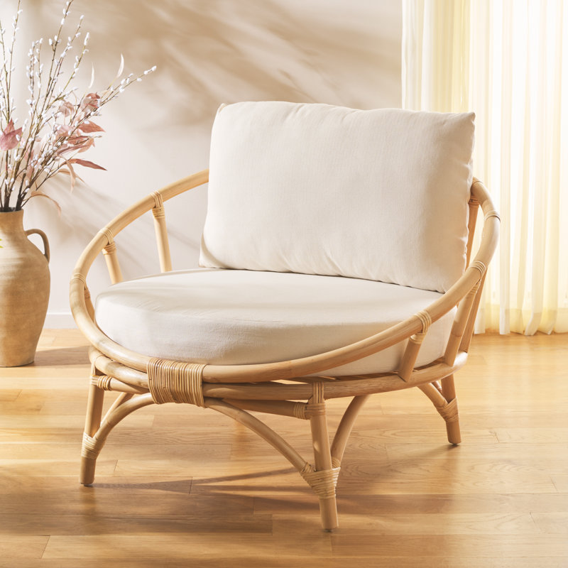 Chaise d'appoint avec coussin Gwyneth