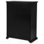 Commode de chambre noire à 6 tiroirs-1704374210