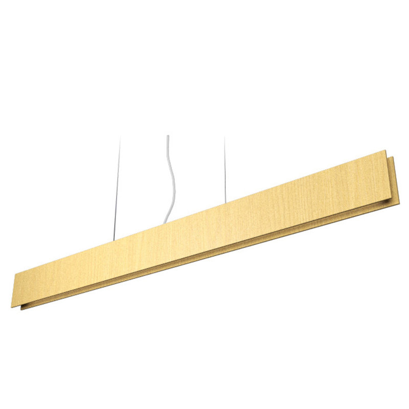 Luminaire suspendu Clean Clean, 4.33" H x 38.58" W x 38.58" D, Organic Gold
