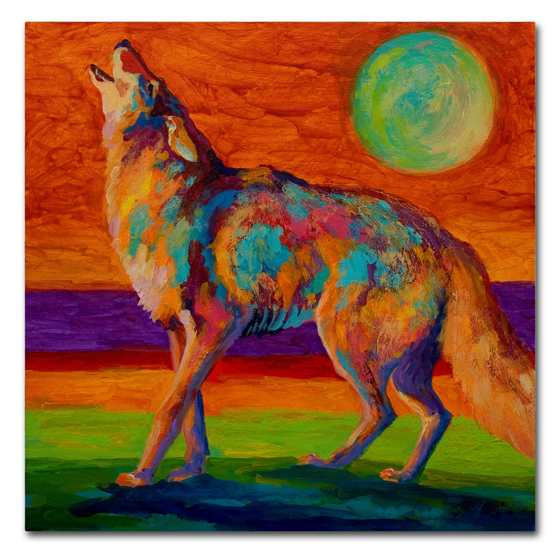 Marion Rose " Howl " by Marion Rose Painting Print Trademark Fine Art 