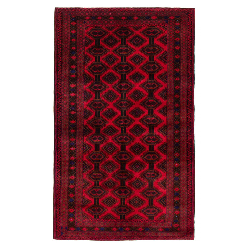 Teimani Red Rug 3'9" x 6'6"