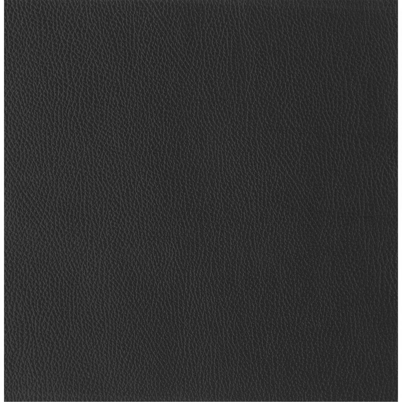 Top Grain Italian Leather Loveseat, Black