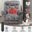 EONIX Large Lay Flat Power Lift Recliner Chair for Elderly with Heat and Massage, 400lbs Dual Motor Electirc Lift Chair with Extended Footrest, SLRY007062, Grey-129176116-118766322