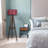 Wooden Body Drum Tripod Floor Lamp-1246400002