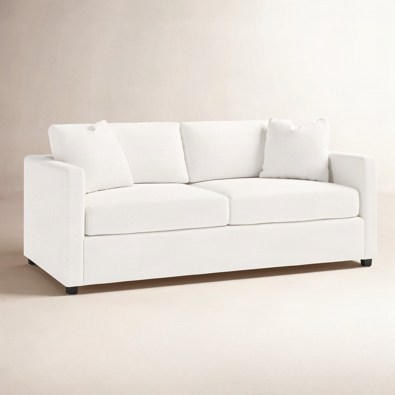 Godwin 75" Sofa, Bayou Off White Canvas