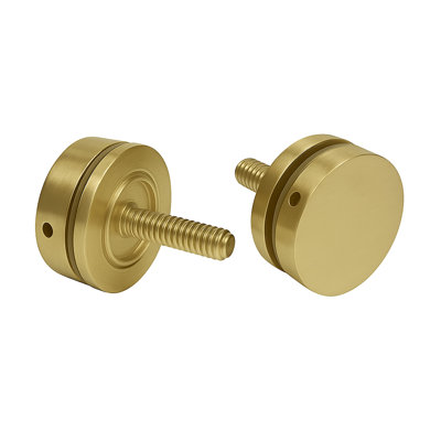 Replacement Washer Or Stud Kit For Single Sided Solid Pull Handle 1-1/4" Washer Diameter Satin Brass Finish