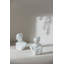Statue buste en céramique blanche de 9 po de hauteur, sculpture de déesse transitionnelle, pour le salon, le vestibule, le bureau ou la pièce maîtresse