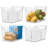 Divided Fridge Organizer Bin with Handles - Refrigerator or Freezer Bin - Organize Food Pouches or Snacks