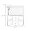 Réservoir d'aquarium moderne en verre 65-70 gallons + bois manufacturé Eco-329516919