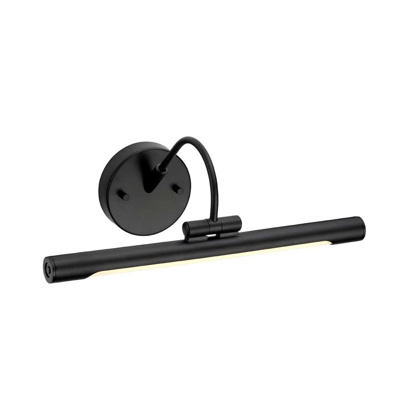 15'' Dimmable LED Wall Mount Picture Light, Satin Black