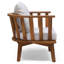 Chaise de patio avec coussins Rehobeth