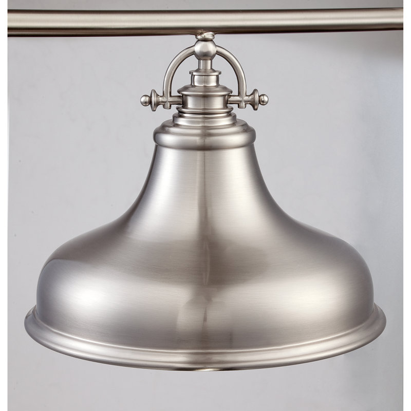 Warrenville 3 - Light Kitchen Island Pendant, Brushed Nickel