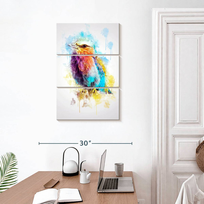 Brampt Lilac Breasted Roller, 32" H x 20" W