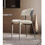 Italian Minimalist Ultra Fine Leather Backrest Dining Chair
