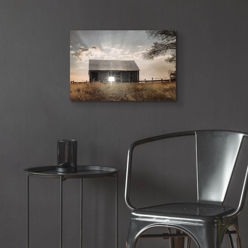 «Skyline Drive Sunrise» par Lori Deiter, art mural en verre acrylique, H 16 po x l 24 po x P 0,2 po