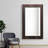 Rectangle Leather Floor Mirror-19763669