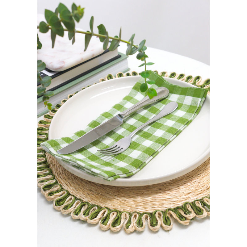 Alessandro Linen Square Napkins, Sky