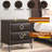 Tablita Dark Merlot Finish Sophisticated Nightstand