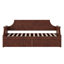 Antavious Coastal Cottage Solid Wood Twin Daybed with Storage Drawers-1396648966