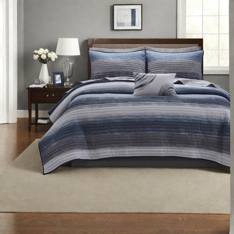 Premium Bedding Sets, Cal King Cotton And Microfiber, Modern Home Style
