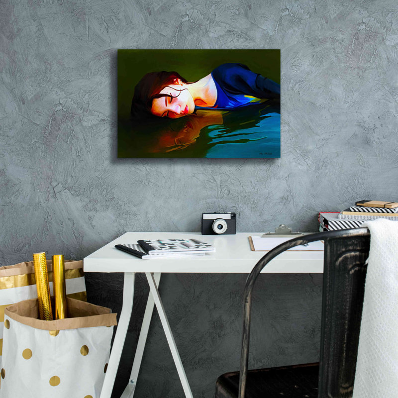 «SelfReflection» par Ata Alishahi, H 12 po x l 18 po x P 0,75 po
