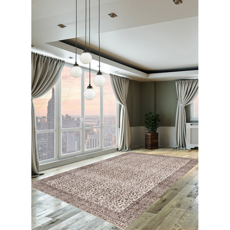 Tapis unique en laine noué à la main de style 2000S 5 pi 4 po x 8 pi 11 po Odelet
