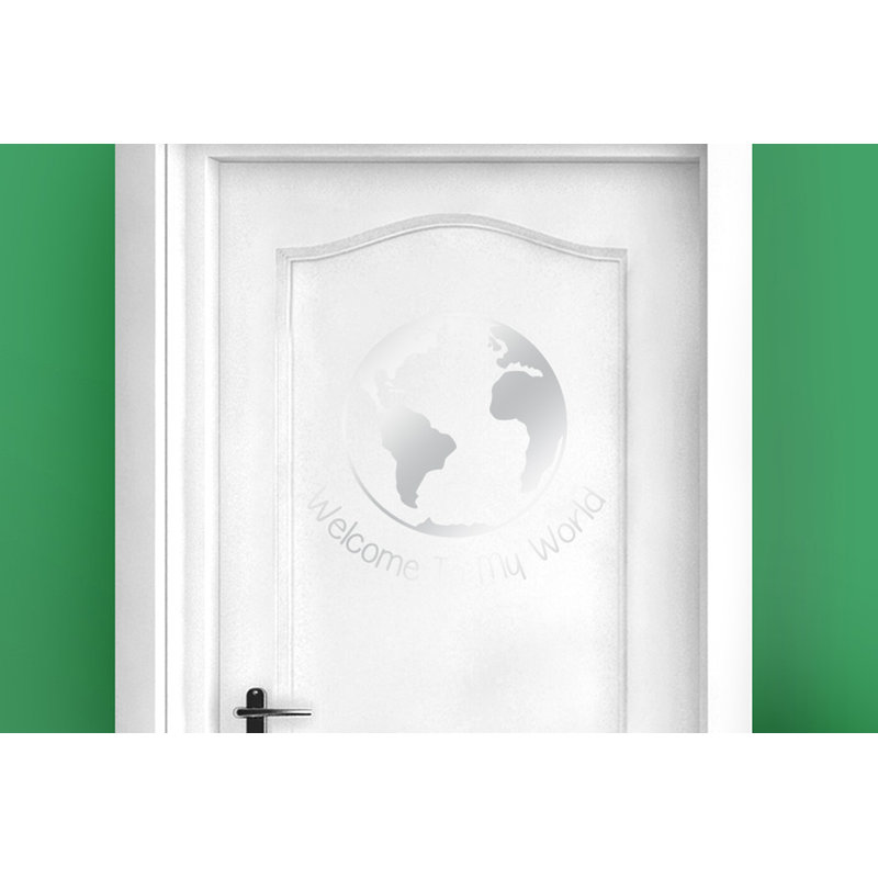 Wall Decal, Shiny Silver