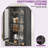 76" Farmhouse Book Cabinet Storage Bookcase-456664046
