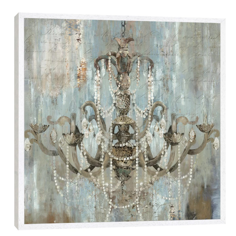 Timeless by Aimee Wilson - Painting on Canvas, 66.04 cm H x 66.04 cm W, White Framed