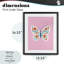 Motif floral bohème rose boho encadré sous verre, design par Jessica Beck-1845645239-1845645193