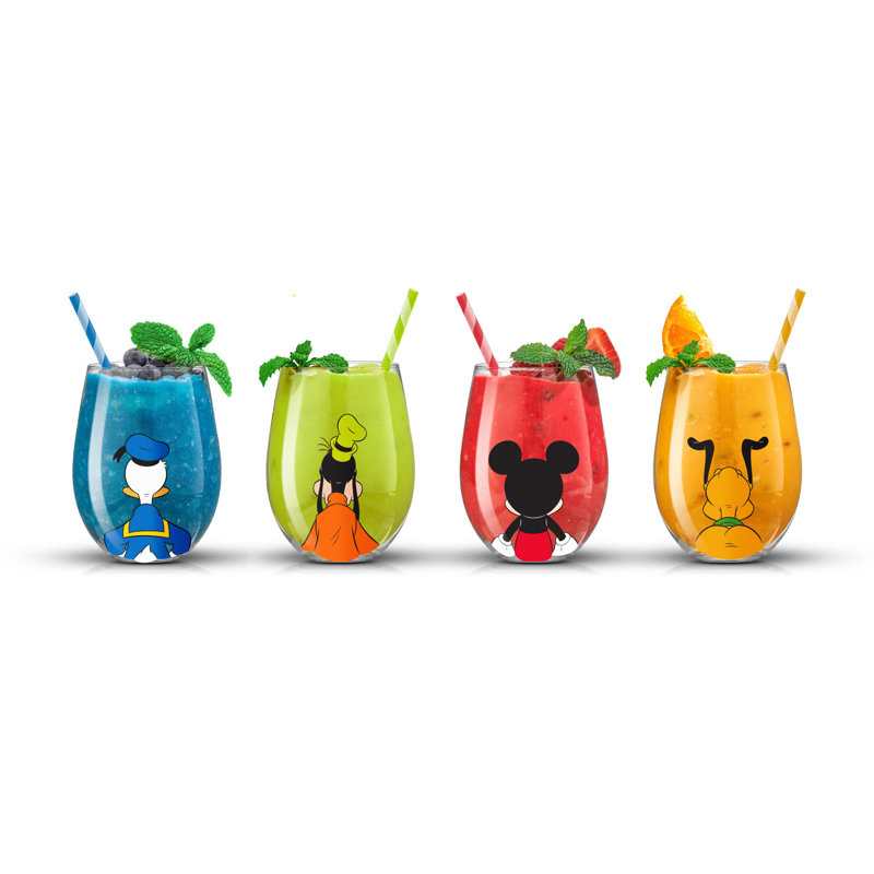 Verres à vin sans pied Joyjolt Disney Squad Mickey Mouse & Pals