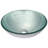 Spirito Silver/Green Circular Vessel Bathroom Sink