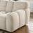 Kieayla 64.96" Modern Boucle Loveseat, Wavy Tufted Cloud Sofa with Foam and Spring Fill for Living Room, Includes 2 Pillows, Beige-884945621