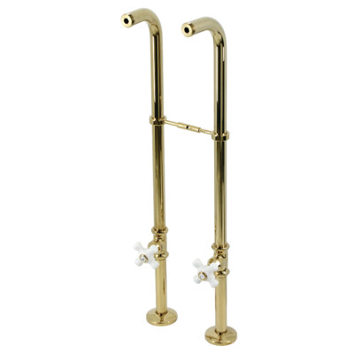 Kingston Brass Kingston Freestanding Supply Line with Stop Valve