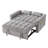 Multifunctional Velvet Loveseat Sofa Bed For Small Spaces