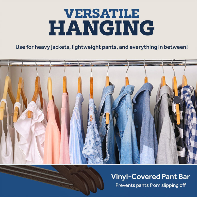 Wood Standard Hanger, Black