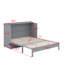Lit escamotable double avec tiroirs-20360392