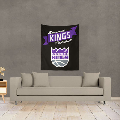 Northwest Polyester Nba Premium Sac Kings Printed Wall Hanging In Multi-colored